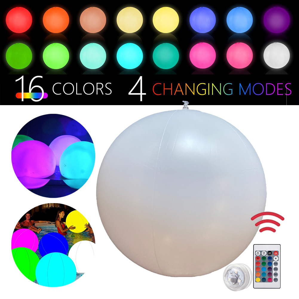 Outdoor Lighting Around Pool - ลูกบอลชายหาดเรืองแสง 1-5 ชิ้น ขนาด 60/90 ซม.