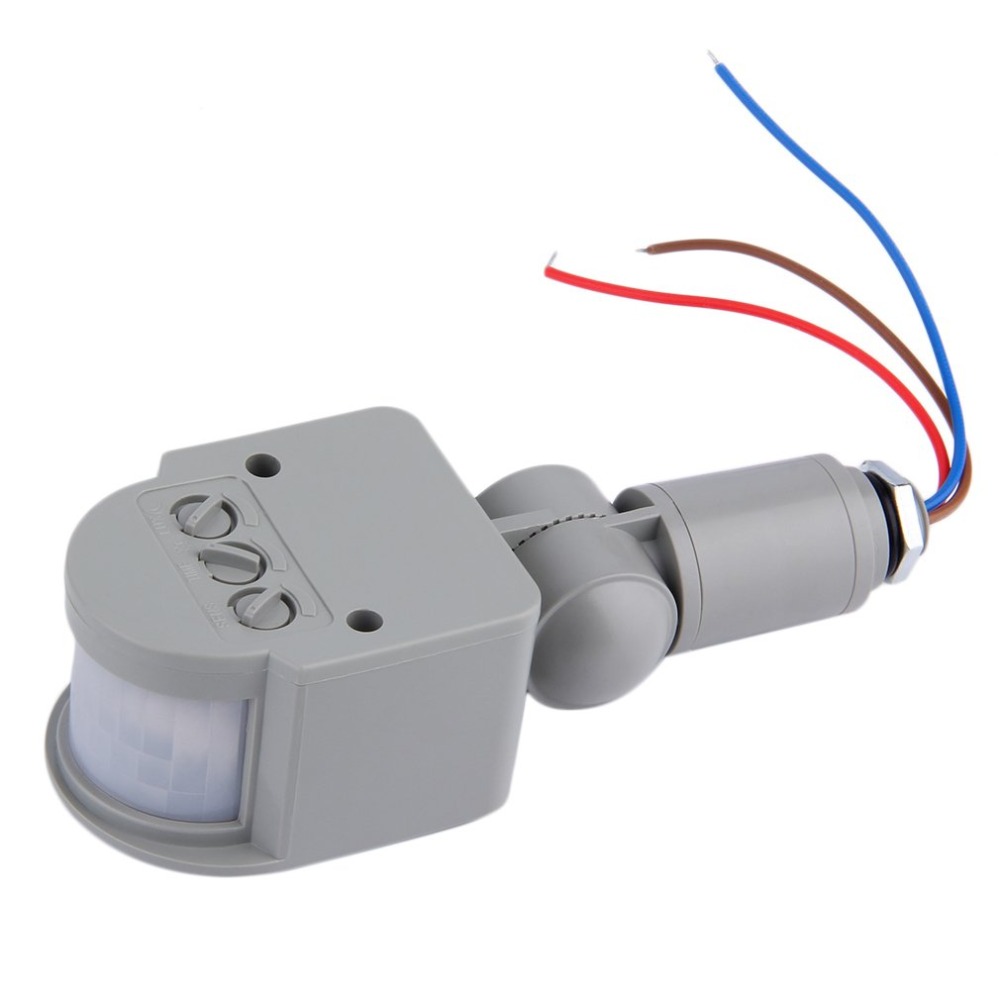 Outdoor Lighting Timer Switch - เซ็นเซอร์ตรวจจับความเคลื่อนไหวแบบอินฟราเรด 220V 12V เซ็นเซอร์ตรวจจับความเคลื่อนไหวอัตโนมัติ PIR 220V