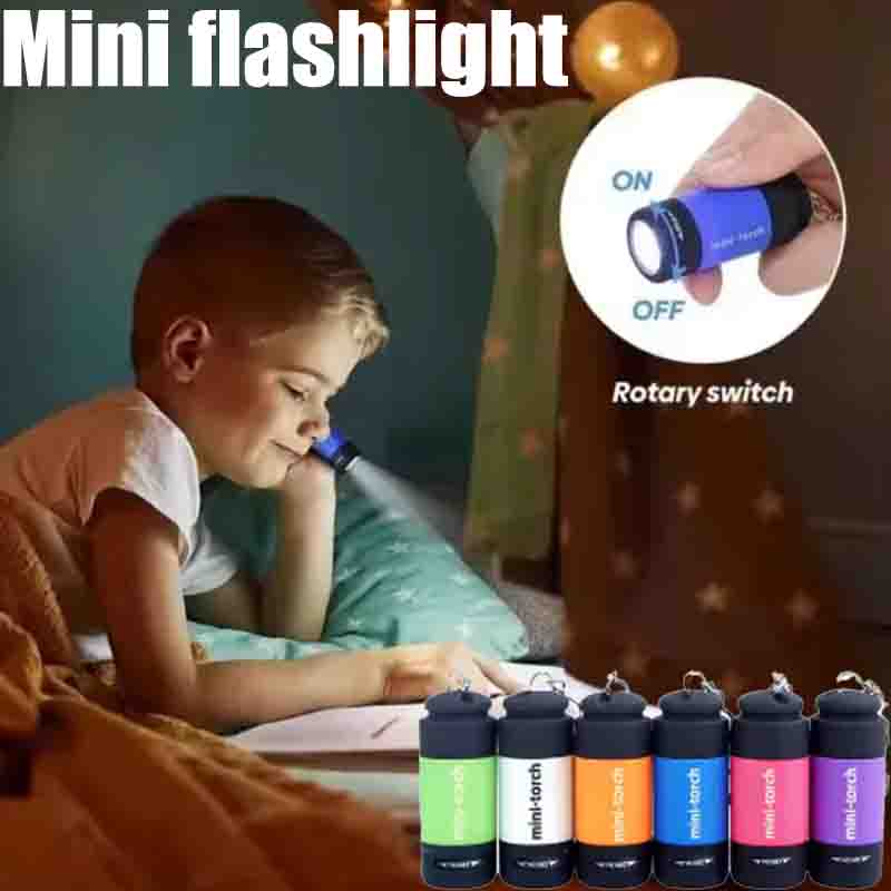 Outdoor Lighting Brands - USB ชาร์จไฟได้ ไฟฉายขนาดเล็กสำหรับตั้งแคมป์ ไฟฉายพกพาแบบพวงกุญแจ แสงสว่างแรง กันน้ำ