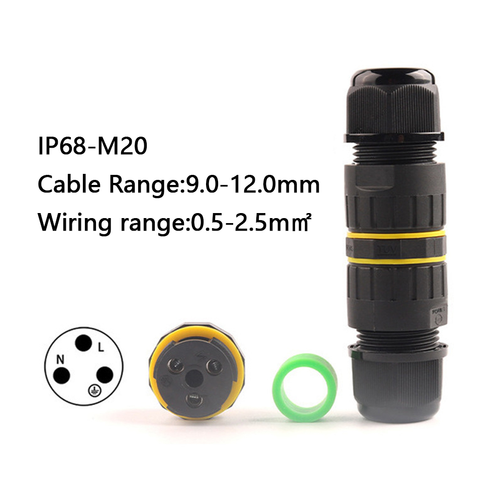 Outdoor Lighting Wire Connectors - ขั้วต่อสายไฟกันน้ำระดับพรีเมียม IP68 สำหรับใช้งานกลางแจ้ง ซ็อกเก็ตไฟฟ้า 23 พิน