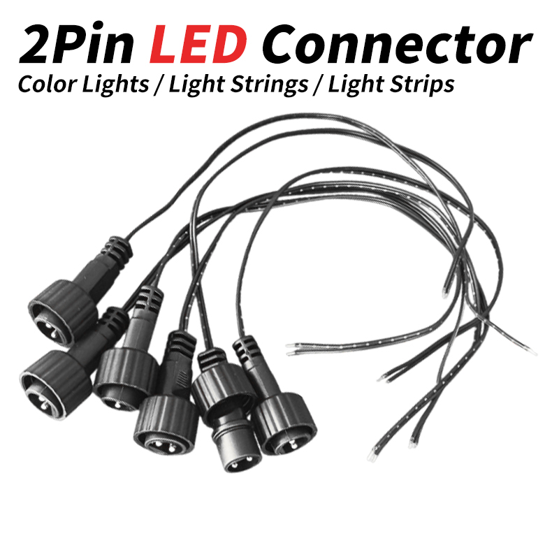 Outdoor Lighting Wire Connectors - ขั้วต่อ LED แบบ 2 ขา พร้อมสายไฟ