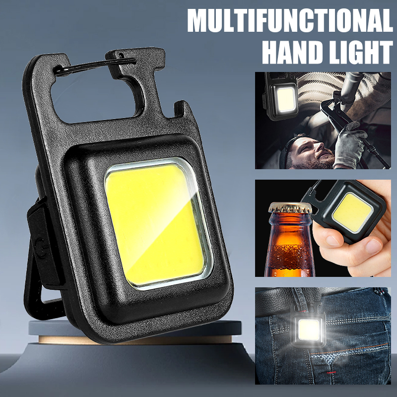 Outdoor Lighting Landscape - ไฟฉายพวงกุญแจ MINI COB สว่างพิเศษ พกพาสะดวก ชาร์จซ้ำได้