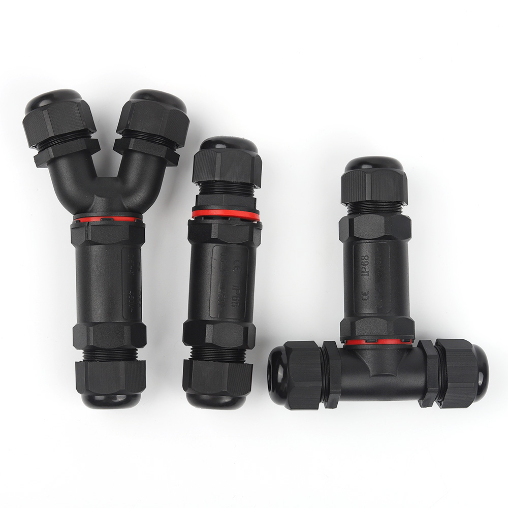 Outdoor Lighting Wire Connectors - ขั้วต่อกันน้ำ IP68 M20/M25 รูปทรง I/Y/T สำหรับไฟ