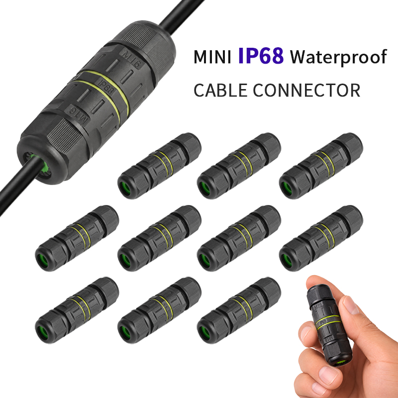 Outdoor Lighting Wire Connectors - ขั้วต่อสายไฟกันน้ำขนาดเล็ก IP68 แบบอินไลน์ 2/3 ขา ขั้วต่อสายไฟฟ้า