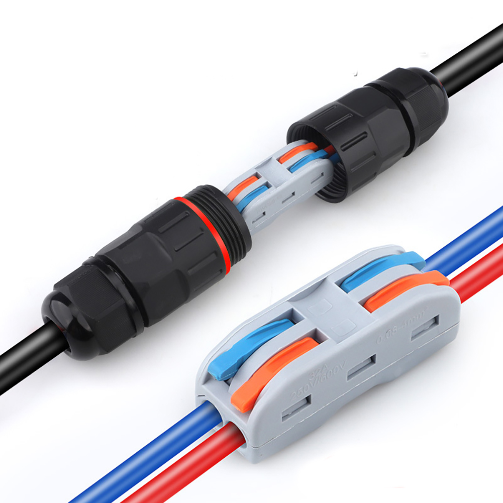 ขั้วต่อสายไฟ 2 ขา 3 ขา 1 ชิ้น  - Outdoor Lighting Wire Connectors บทวิจารณ์และราคา