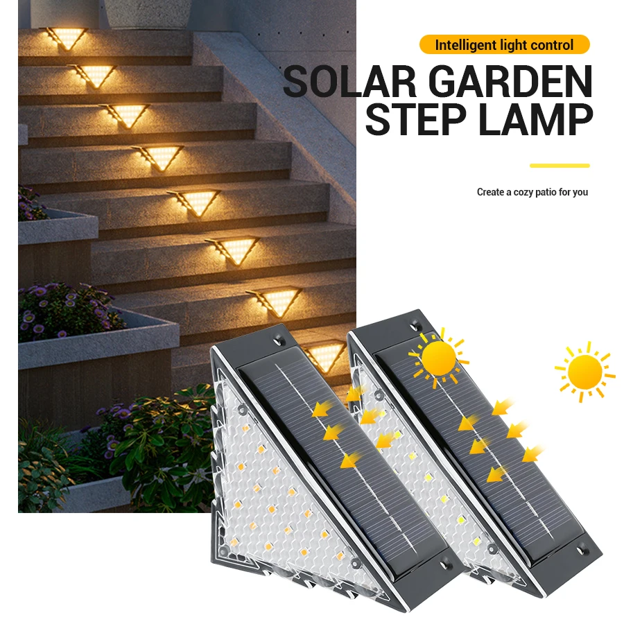 1/2/4PCS พลังงานแสงอาทิตย์ดาดฟ - Outdoor Lighting On Fence บทวิจารณ์และราคา