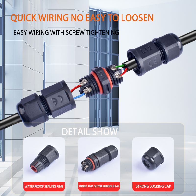 IP68 กันน้ํา Connector ไฟ LED  - Outdoor Lighting Wire Connectors บทวิจารณ์และราคา