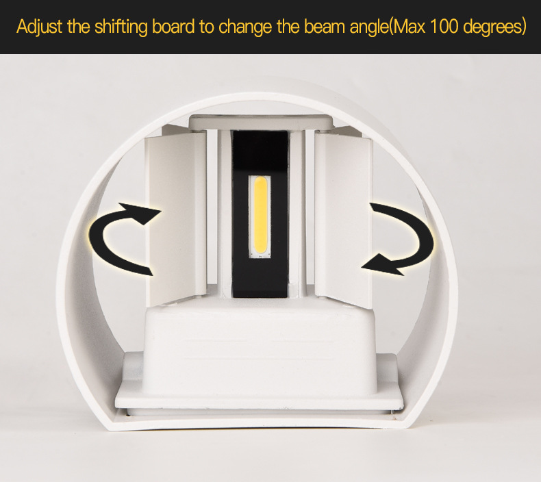 IP65 กันน้ํา 6W 12W COB LED โค - Outdoor Lighting Wall Mount บทวิจารณ์และราคา