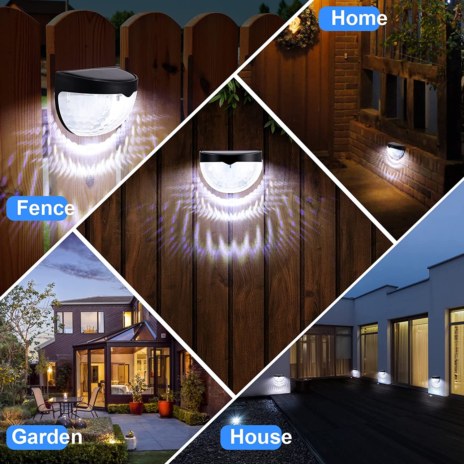 ไฟ LED พลังงานแสงอาทิตย์สำหรับ - Outdoor Lighting On Fence บทวิจารณ์และราคา
