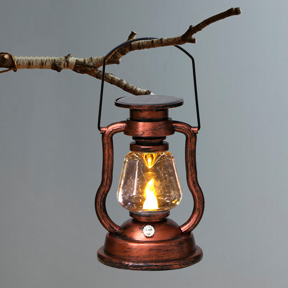 ไฟบรรยากาศสไตล์เรโทร LED พลังง - Solar Lantern Hanging บทวิจารณ์และราคา