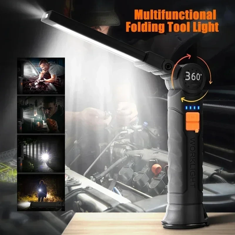 ไฟฉาย LED แบบพกพา COB ชาร์จไฟผ - Outdoor Lighting Landscape บทวิจารณ์และราคา