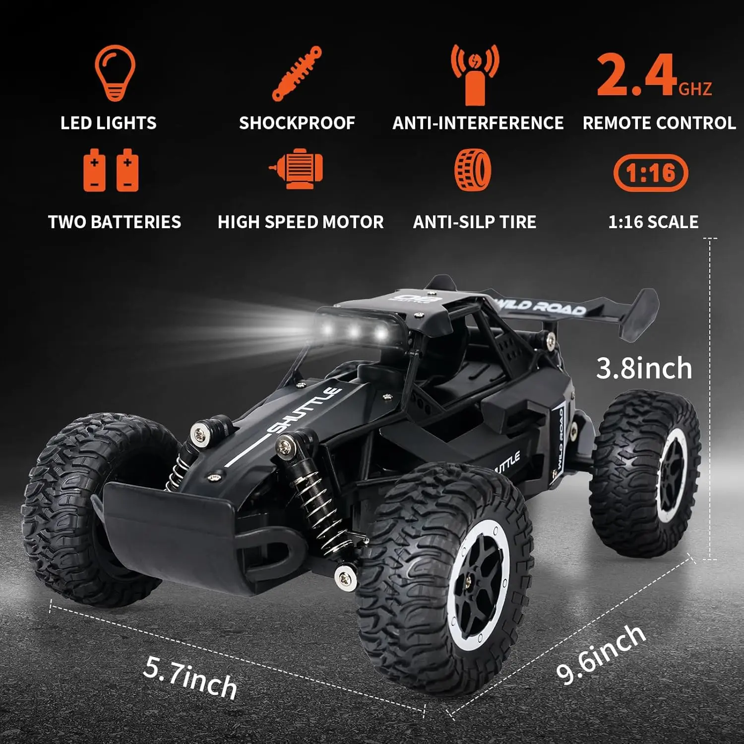 รถบังคับวิทยุแบบออฟโรดความเร็ว - Outdoor Lighting Battery Operated บทวิจารณ์และราคา