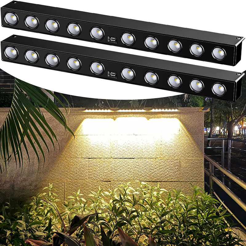 1/2 ชิ้นพลังงานแสงอาทิตย์กลางแ - Outdoor Lighting On Fence บทวิจารณ์และราคา
