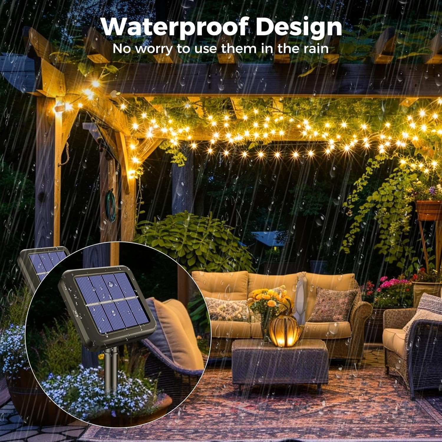 1/2/4PCS พลังงานแสงอาทิตย์ Str - Outdoor Lighting On Fence บทวิจารณ์และราคา
