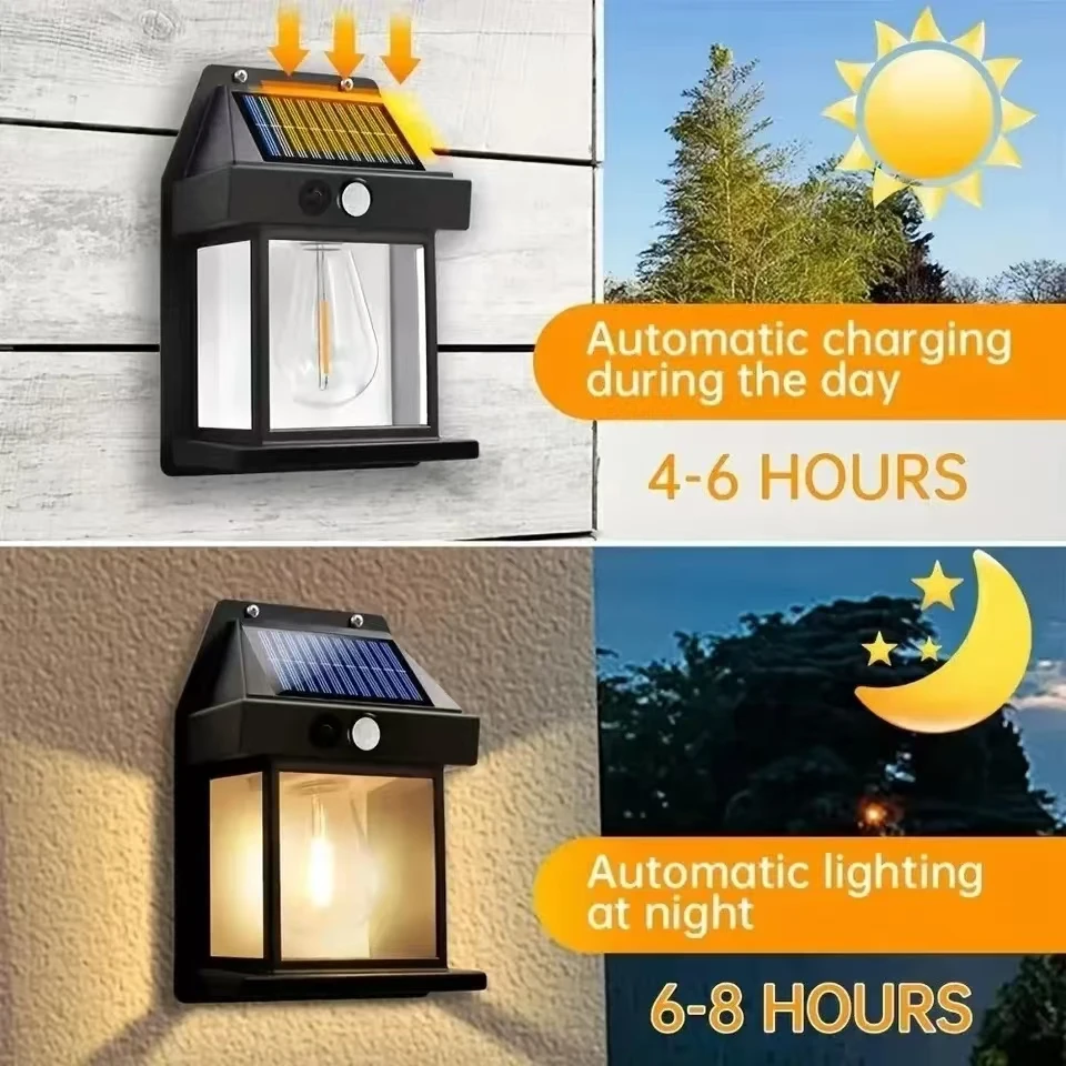 ไฟติดผนังโซลาร์เซลล์แบบทังสเตน - Outdoor Lighting Brands บทวิจารณ์และราคา