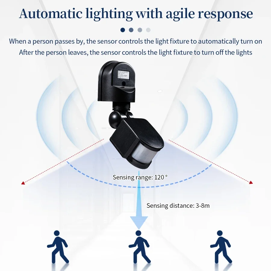 Motion Sensor สวิทช์ไฟอินฟราเร - Outdoor Lighting Timer Switch บทวิจารณ์และราคา