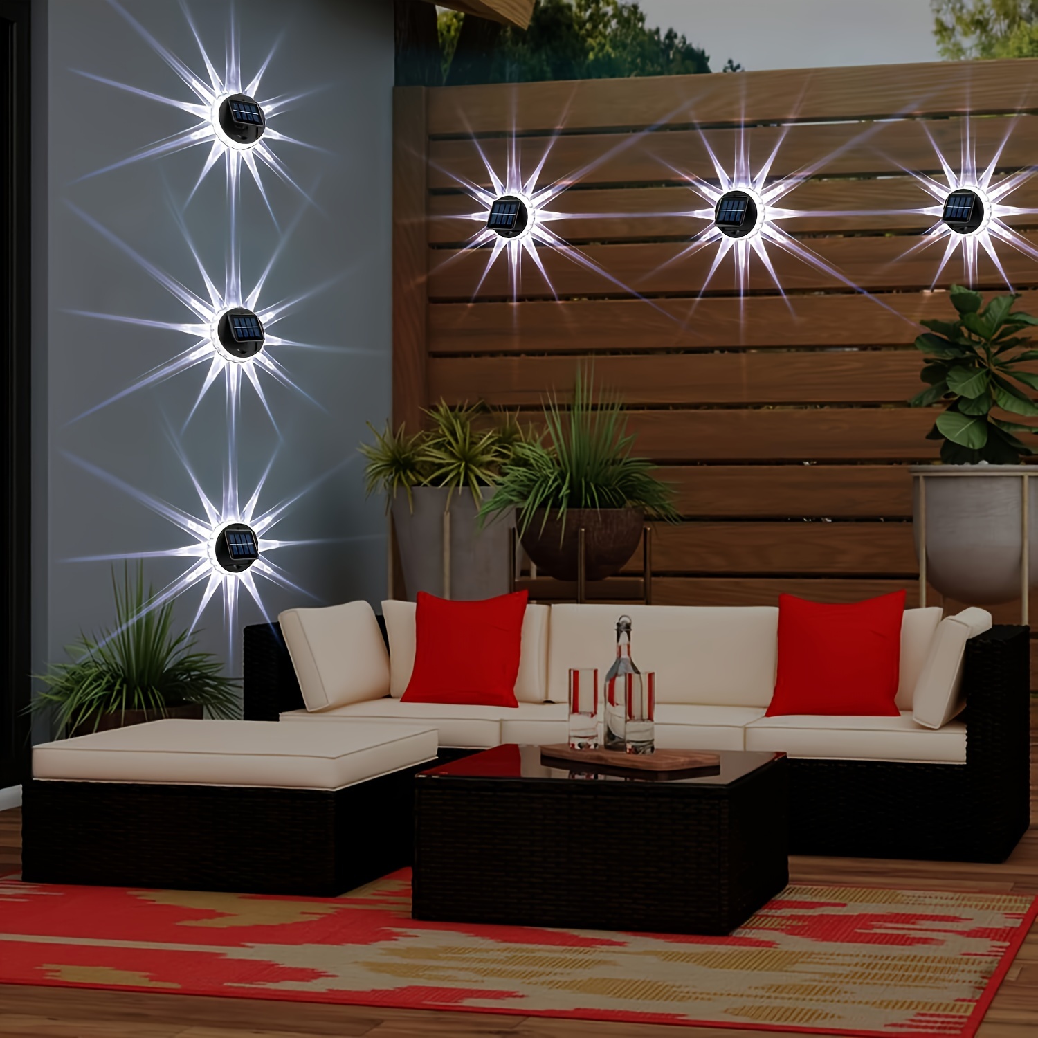 ไฟ LED กันน้ำ 4 แพ็ค สำหรับตกแ - Outdoor Lighting Around Pool บทวิจารณ์และราคา