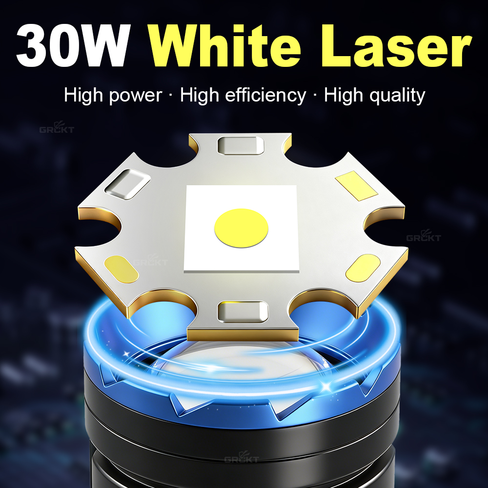 ไฟฉายแคมป์ปิ้งเลเซอร์สีขาว ชาร - Outdoor Lighting Battery Powered บทวิจารณ์และราคา