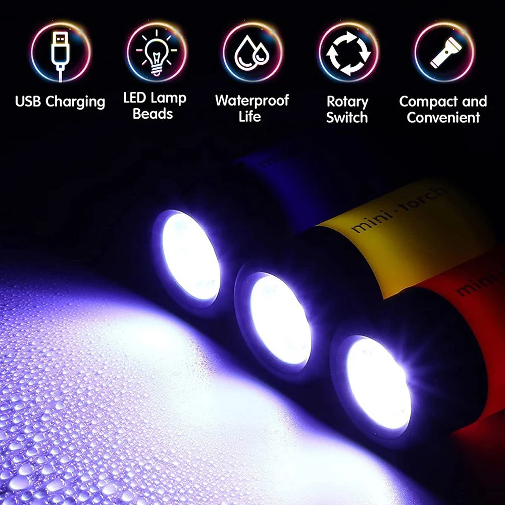 USB ชาร์จไฟได้ ไฟฉายขนาดเล็กสำ - Outdoor Lighting Brands บทวิจารณ์และราคา