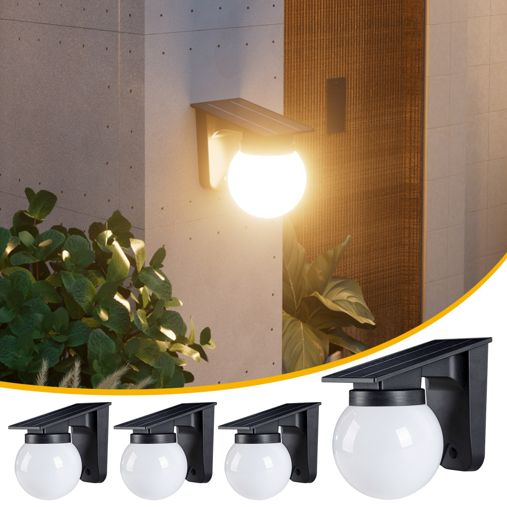 ไฟติดผนังทรงกลมพลังงานแสงอาทิต - Outdoor Lighting On Fence บทวิจารณ์และราคา