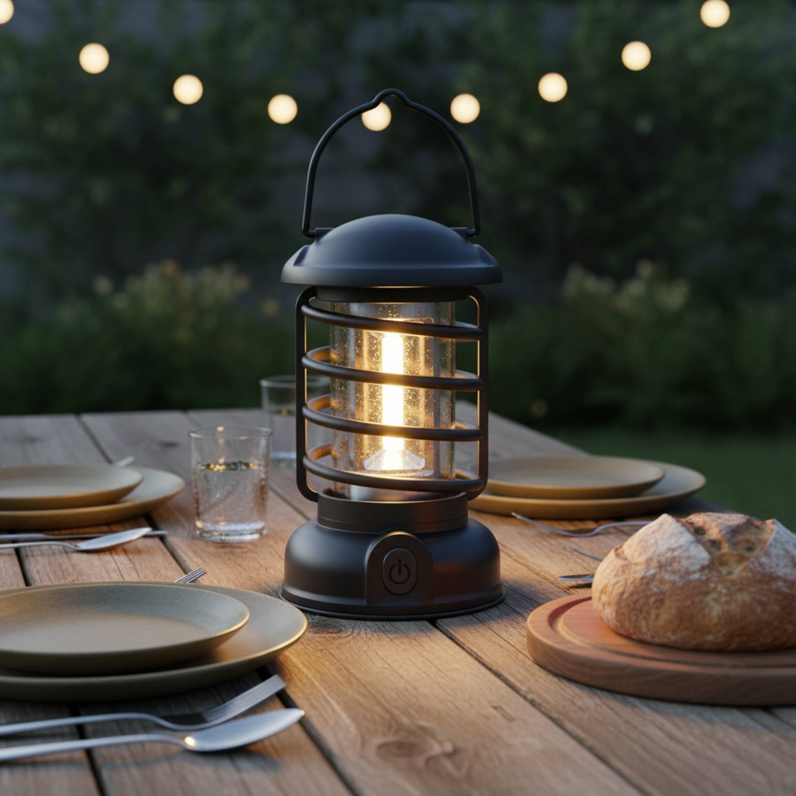 โคมไฟตั้งแคมป์สไตล์เรโทร แหล่ง - Outdoor Lighting Battery Powered บทวิจารณ์และราคา