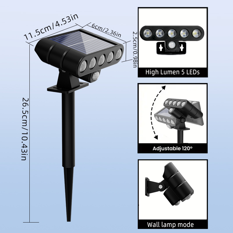 ไฟติดผนังพลังงานแสงอาทิตย์ 4 ช - Outdoor Lighting On Fence บทวิจารณ์และราคา