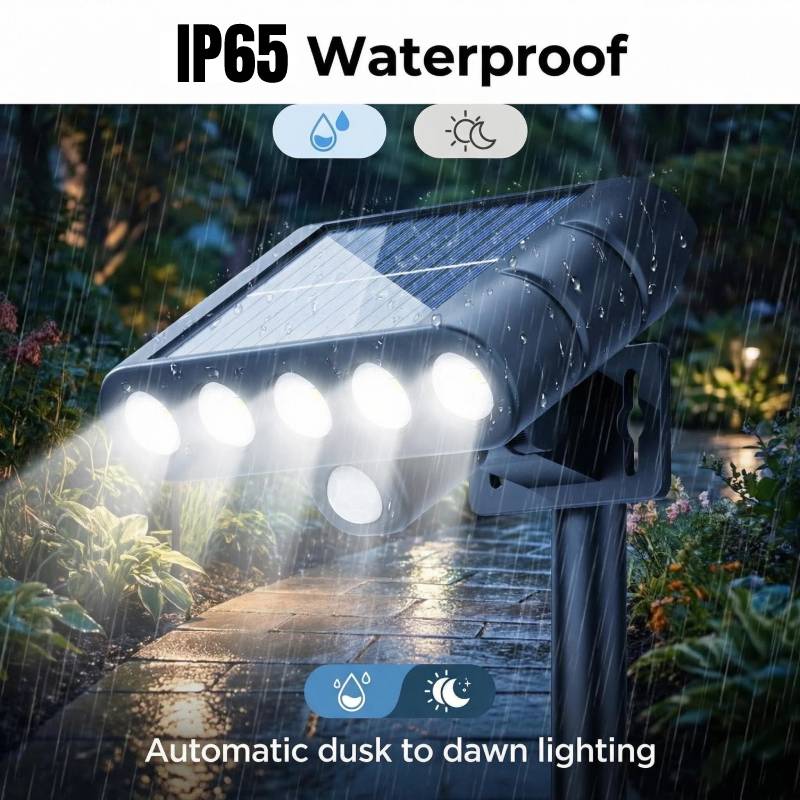 ไฟติดผนังพลังงานแสงอาทิตย์ 4 ช - Outdoor Lighting On Fence บทวิจารณ์และราคา