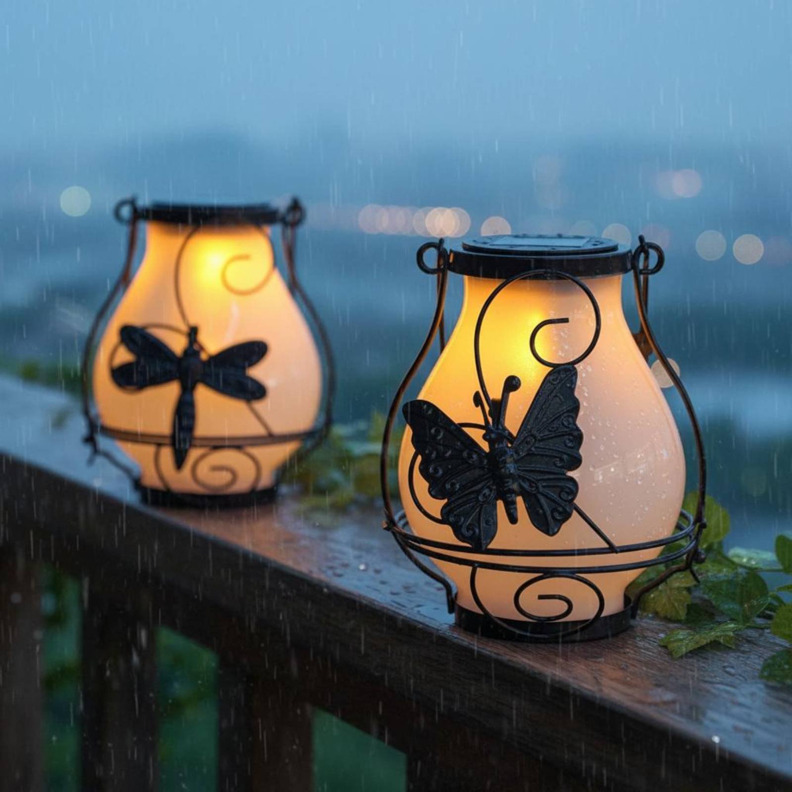 โคมไฟผีเสื้อพลังงานแสงอาทิตย์  - Outdoor Lighting Battery Powered บทวิจารณ์และราคา
