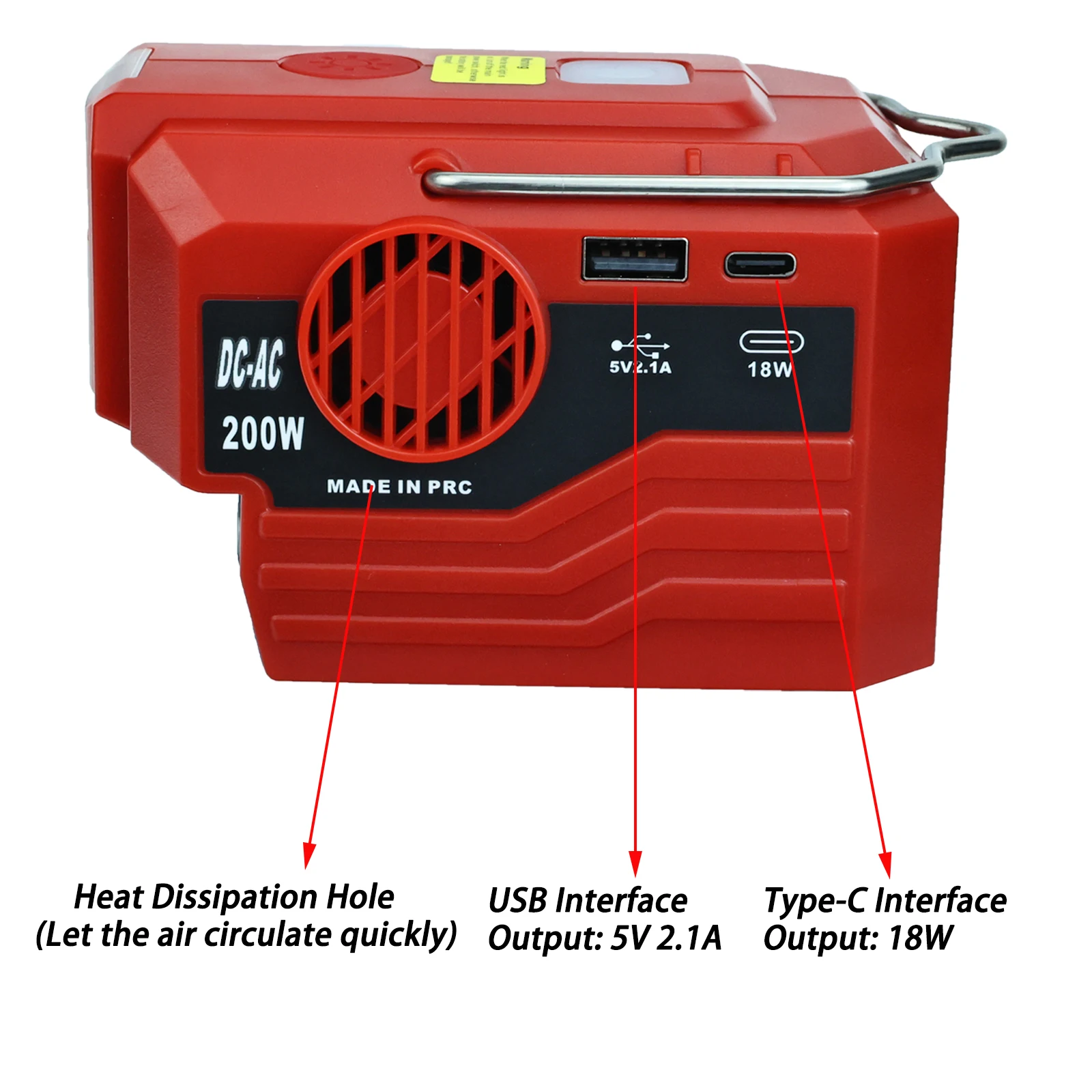 200W อินเวอร์เตอร์ไฟฟ้าแบบพกพา - Outdoor Lighting Battery Powered บทวิจารณ์และราคา