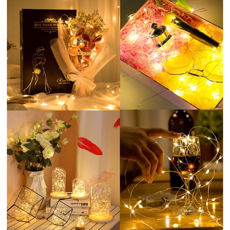 5-30M ไฟ LED Fairy แบตเตอรี่ดํ - Outdoor Lighting Battery Operated บทวิจารณ์และราคา