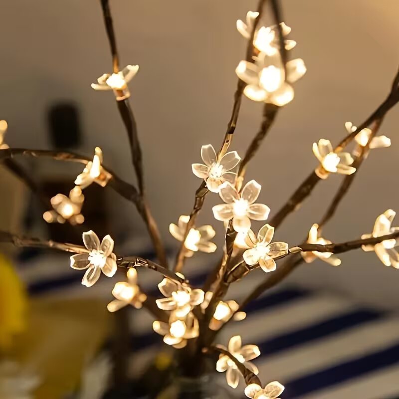 ไฟต้นซากุระ 20 LED 1/2 ชิ้น สำ - Outdoor Lighting Battery Powered บทวิจารณ์และราคา