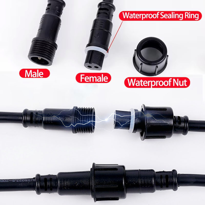 ชุดขั้วต่อสายไฟกันน้ำ 2/3/4/5/ - Outdoor Lighting Wire Connectors บทวิจารณ์และราคา