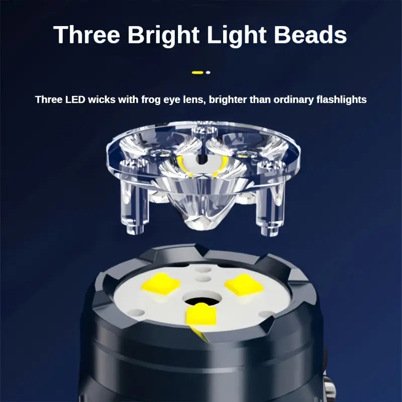 ไฟฉายมินิ 3LED พร้อมคลิปหนีบปา - Outdoor Lighting Brands บทวิจารณ์และราคา