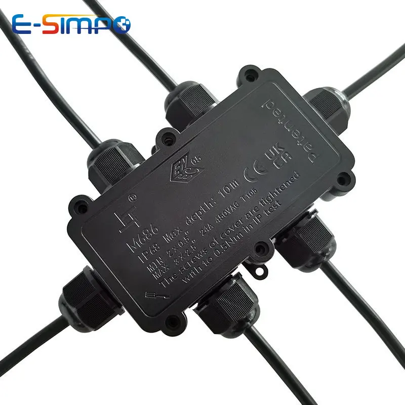 6Way 1IN5Out IP68ใต้น้ำสายไฟกล - Outdoor Lighting Wire Connectors บทวิจารณ์และราคา