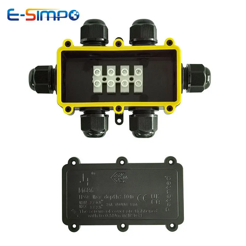 6Way 1IN5Out IP68ใต้น้ำสายไฟกล - Outdoor Lighting Wire Connectors บทวิจารณ์และราคา
