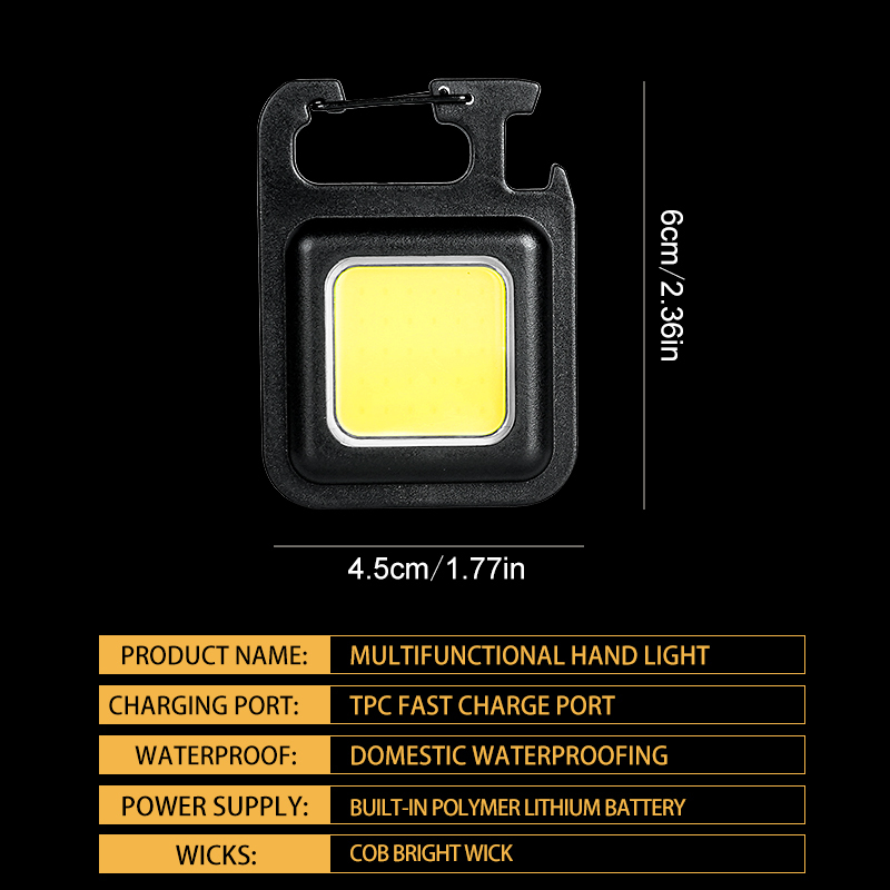 ไฟฉายพวงกุญแจ MINI COB สว่างพิ - Outdoor Lighting Landscape บทวิจารณ์และราคา