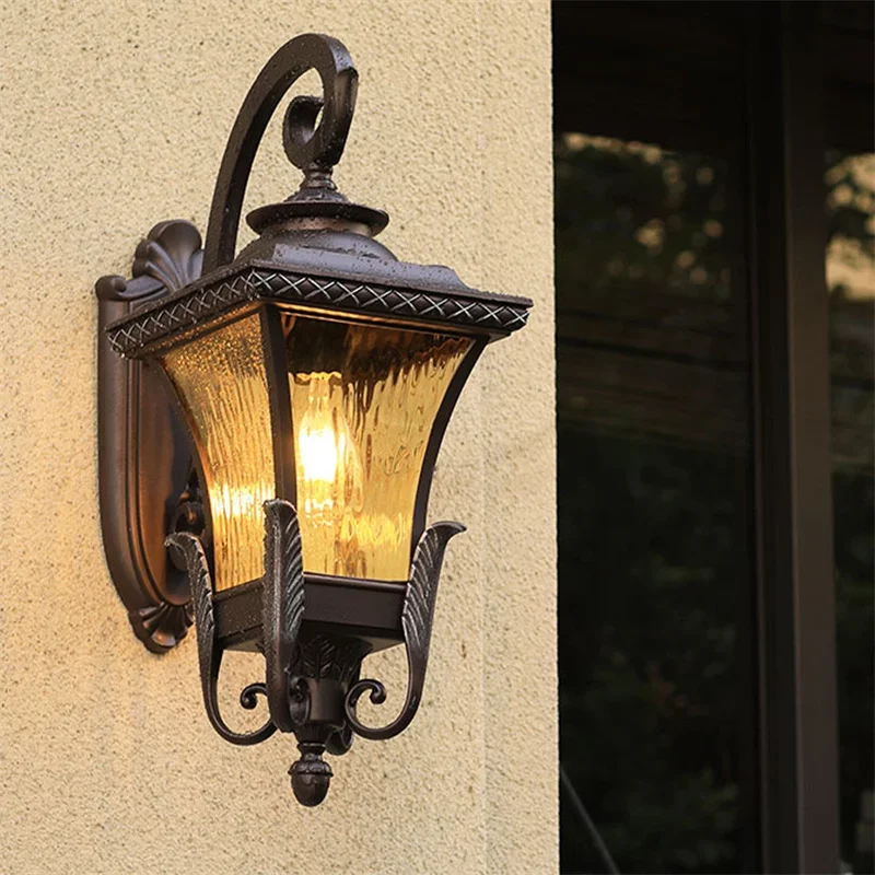 โคมไฟติดผนังกลางแจ้งสไตล์ยุโรป - Outdoor Lighting Wall Mount บทวิจารณ์และราคา