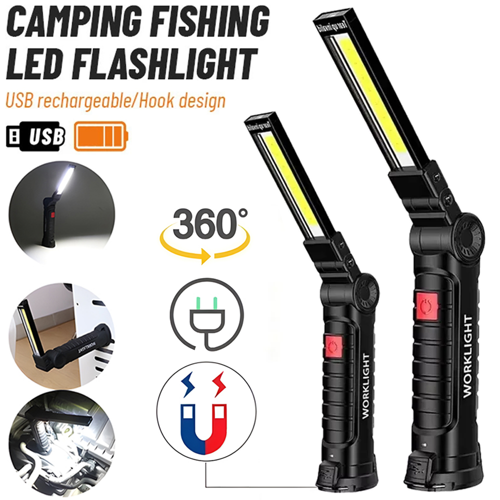 ไฟฉาย LED COB แบบชาร์จไฟได้ผ่า - Outdoor Lighting Landscape บทวิจารณ์และราคา