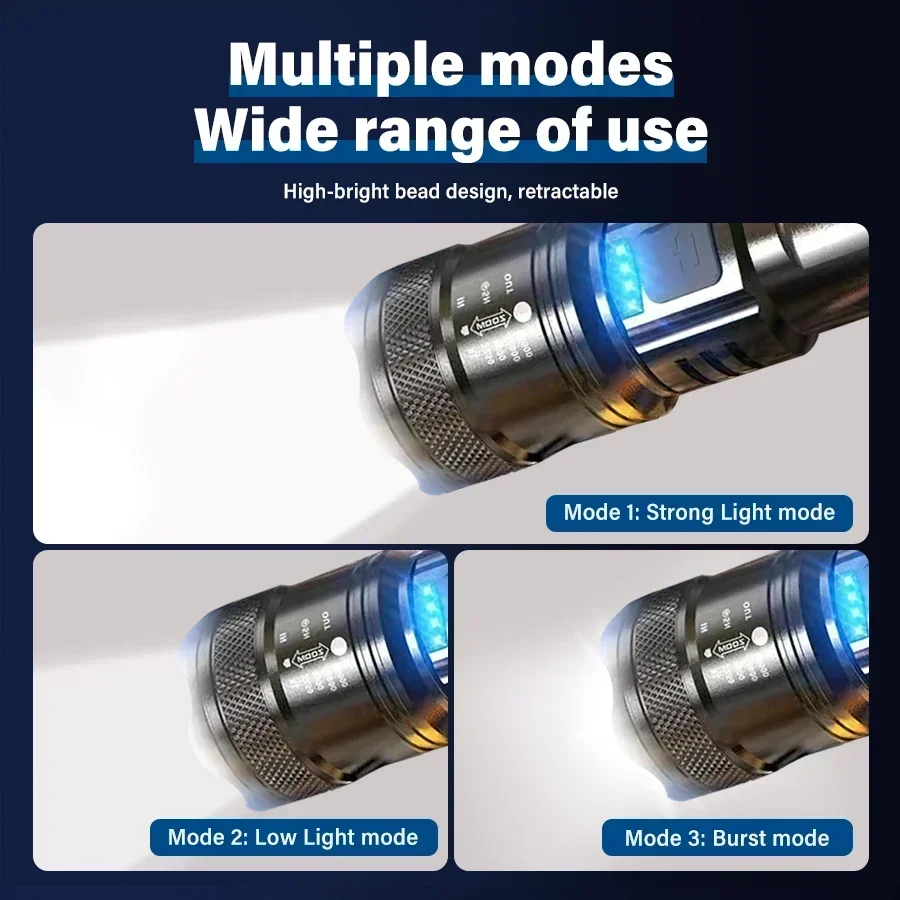 ไฟฉาย LED ยุทธวิธี 2000LM ชาร์ - Outdoor Lighting Brands บทวิจารณ์และราคา