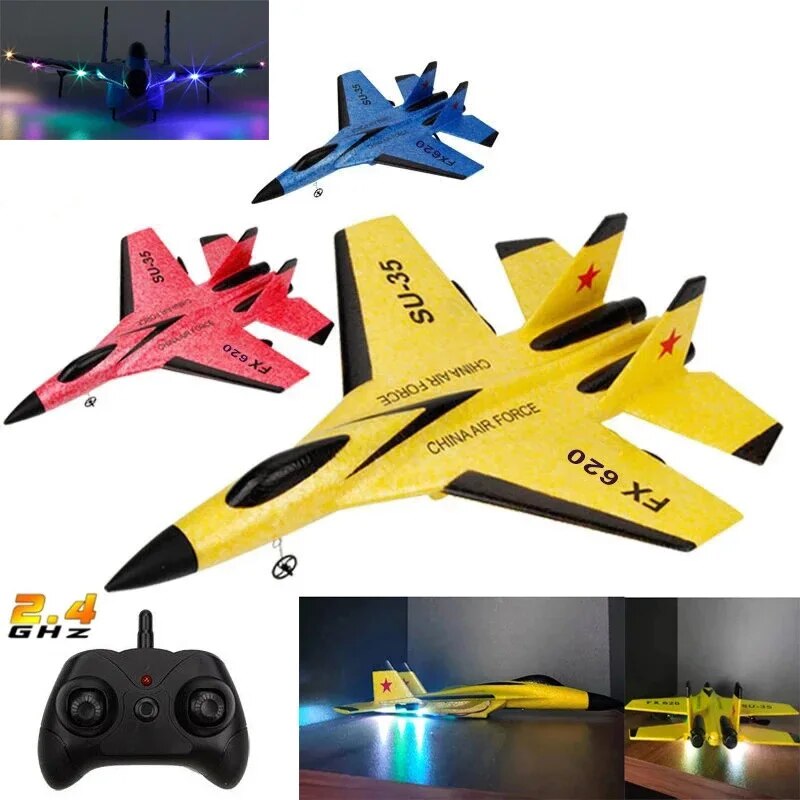 SU35 RC เครื่องบิน FX620 FX820 - Outdoor Lighting Battery Operated บทวิจารณ์และราคา