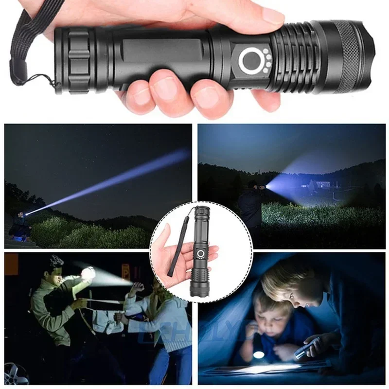 ไฟฉาย LED กำลังสูง XHP70 USB-C - Outdoor Lighting Brands บทวิจารณ์และราคา