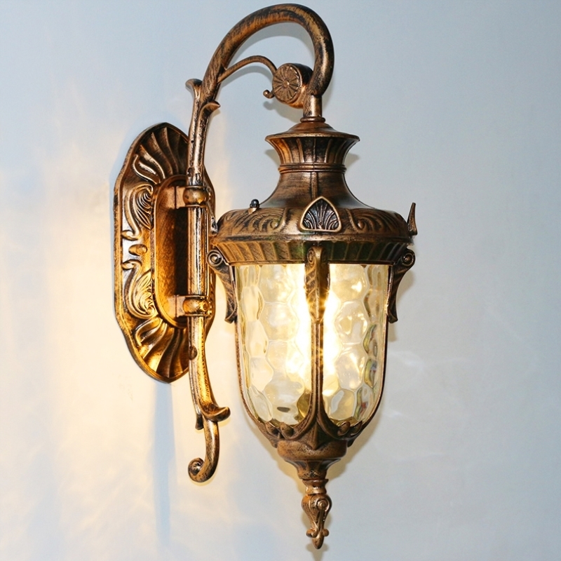 ยุโรปกลางแจ้งโคมไฟติดผนังสไตล์ - Outdoor Lighting Wall Mount บทวิจารณ์และราคา
