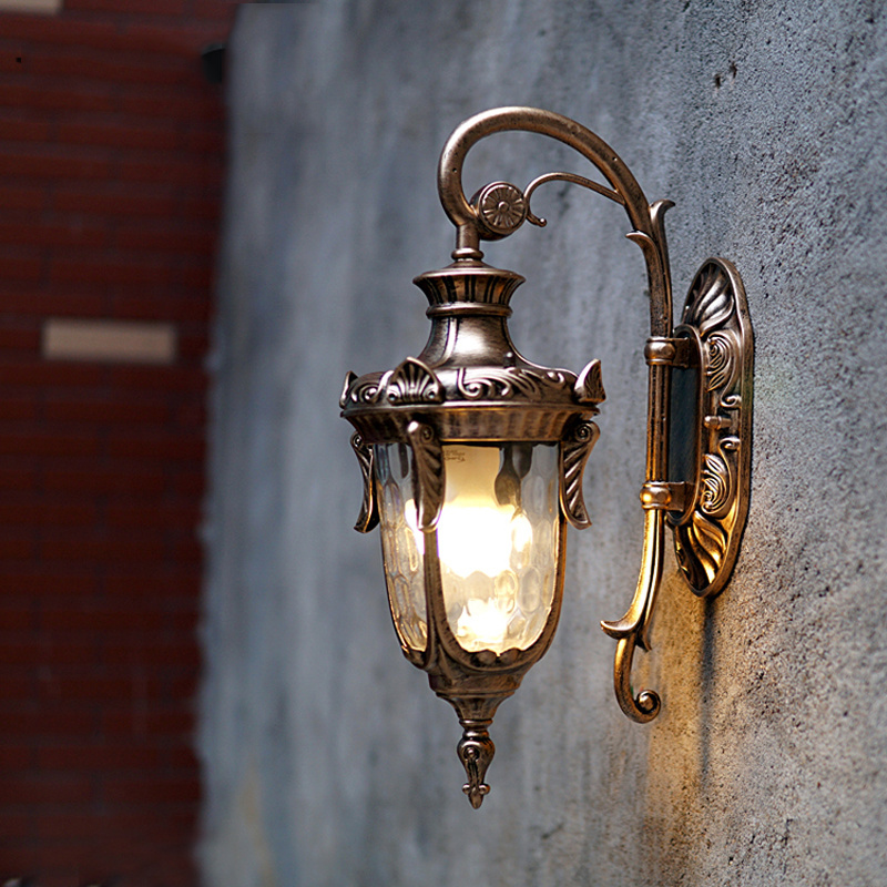 ยุโรปกลางแจ้งโคมไฟติดผนังสไตล์ - Outdoor Lighting Wall Mount บทวิจารณ์และราคา