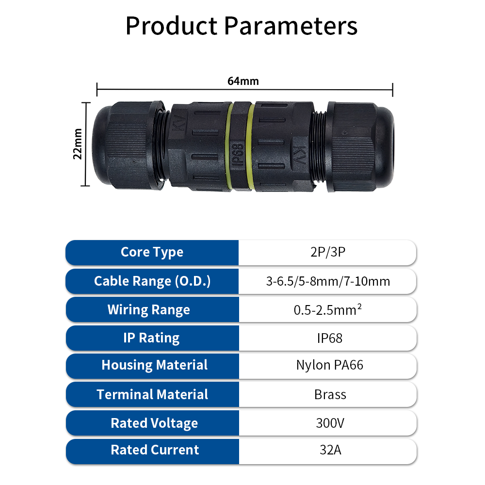 ขั้วต่อสายไฟกันน้ำขนาดเล็ก IP6 - Outdoor Lighting Wire Connectors บทวิจารณ์และราคา